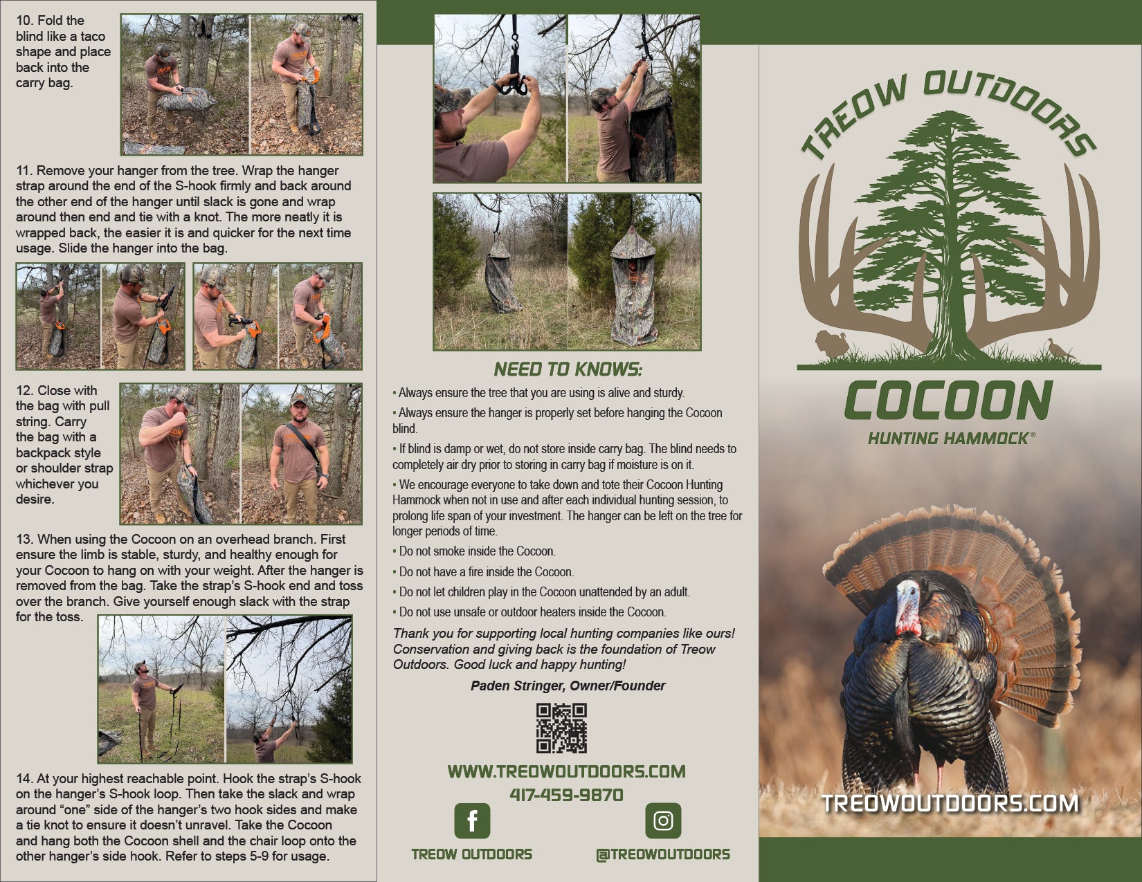 Cocoon Hunting Hammock® by Treow Outdoors®