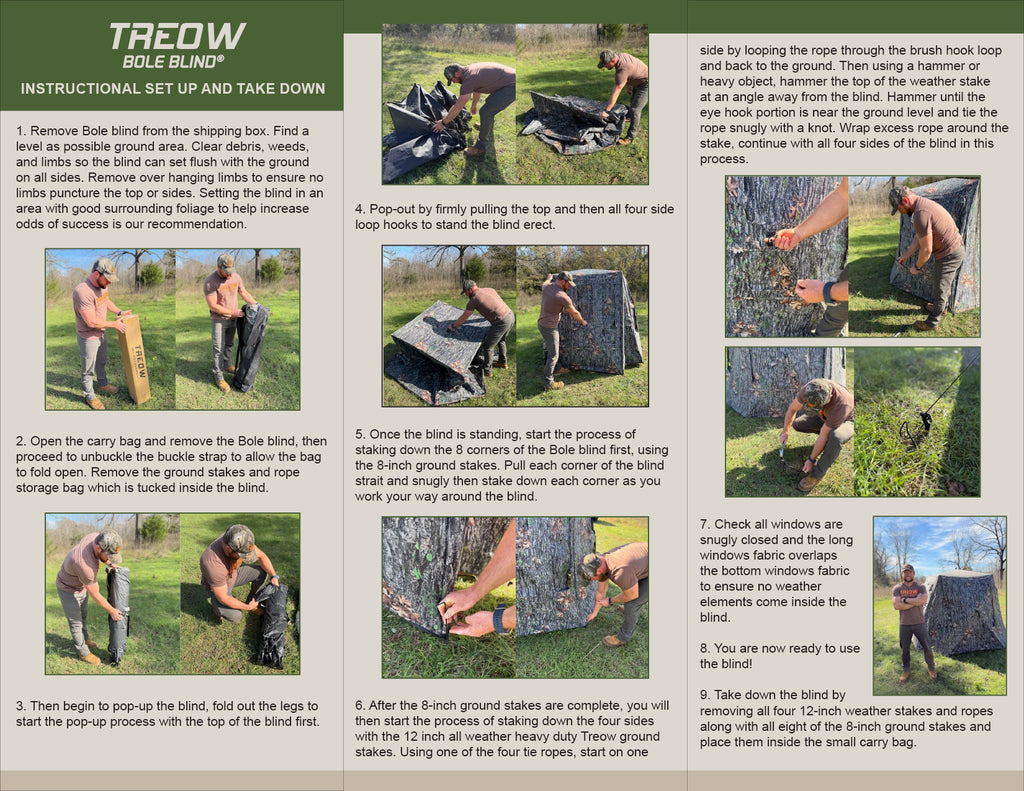 Bole Blind by Treow Outdoors