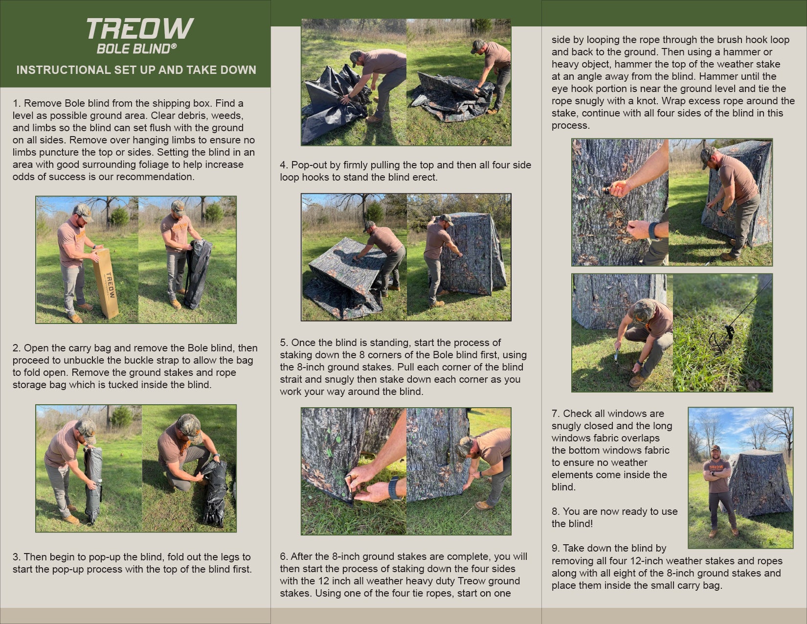 Bole Blind® by Treow Outdoors®