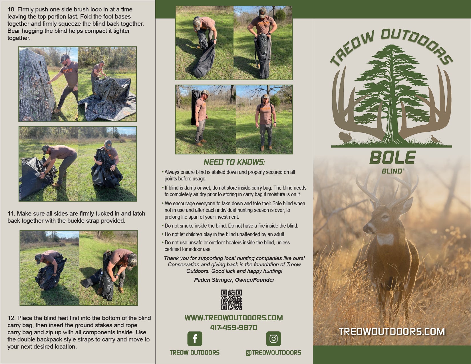 Bole Blind by Treow Outdoors